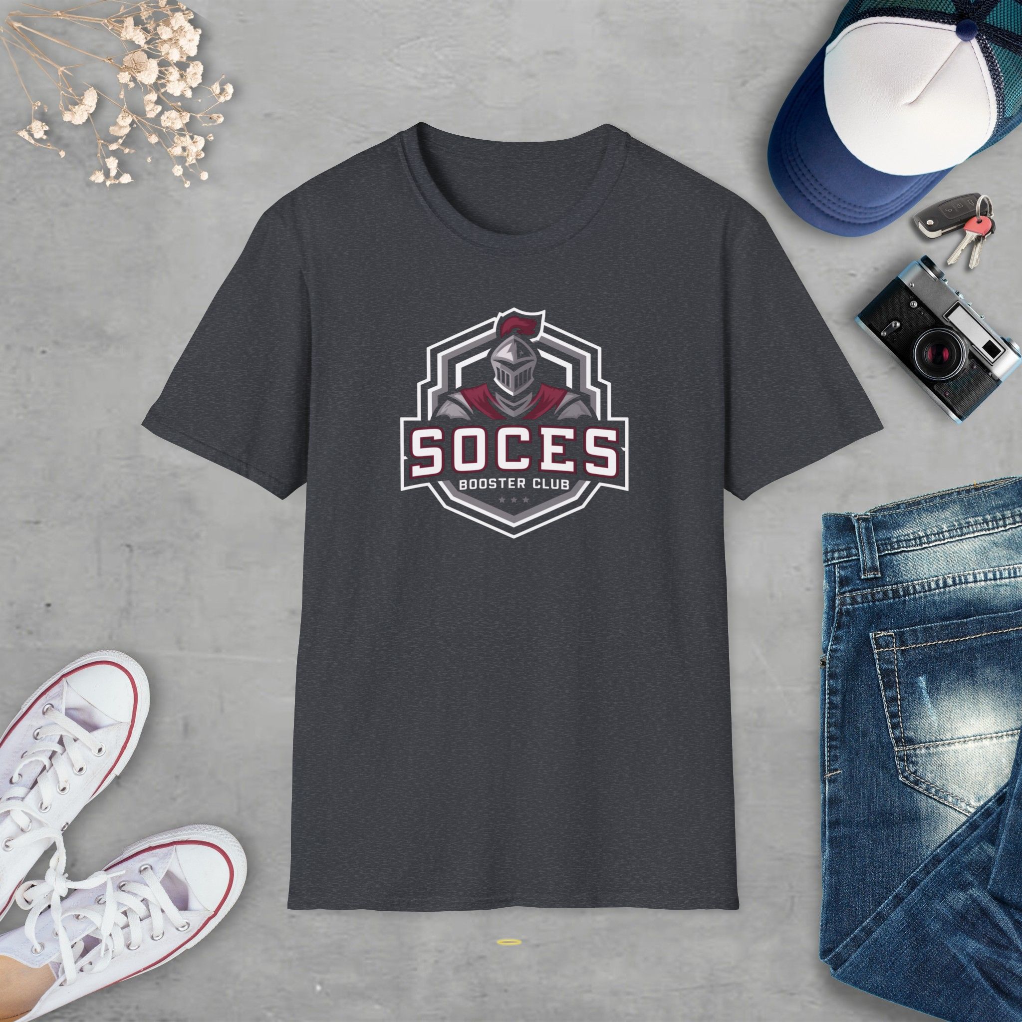 SOCES Booster Club "Shield" Shirt, School Spirit, Knight's Pride - Image 5