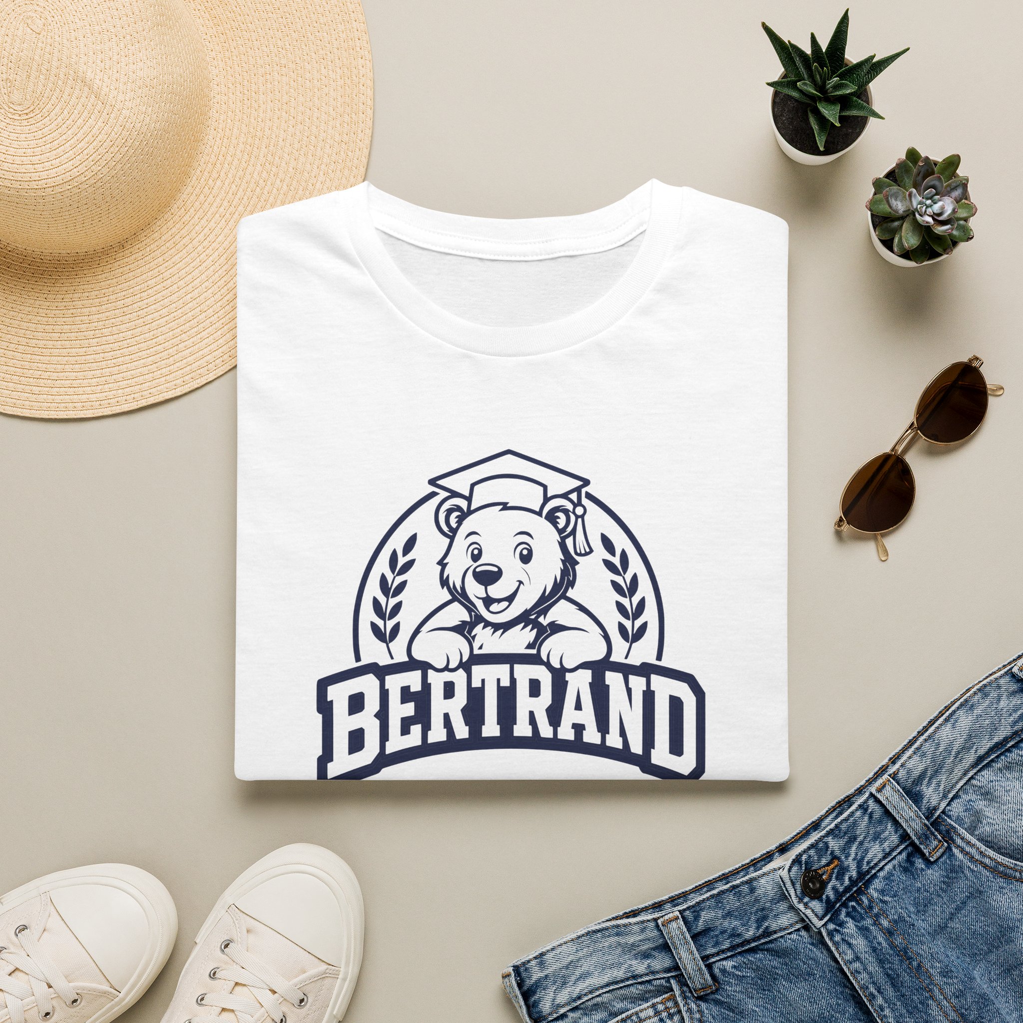 Bertrand Bear Single Color T‑Shirt - Image 4