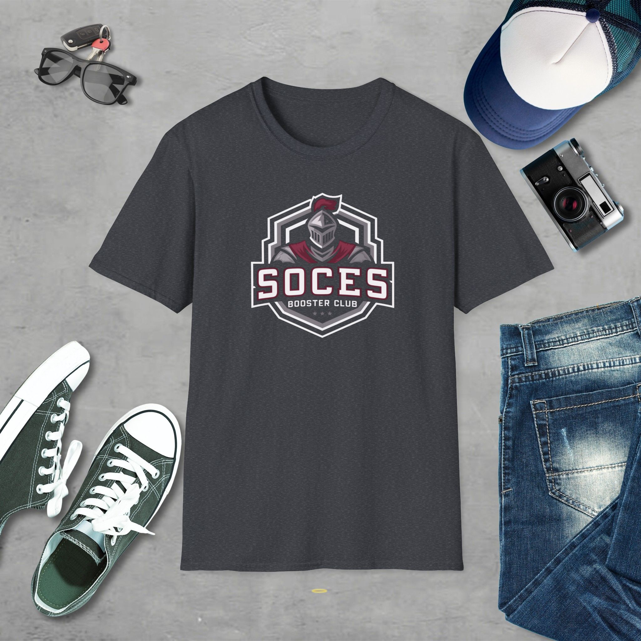 SOCES Booster Club "Shield" Shirt, School Spirit, Knight's Pride - Image 7