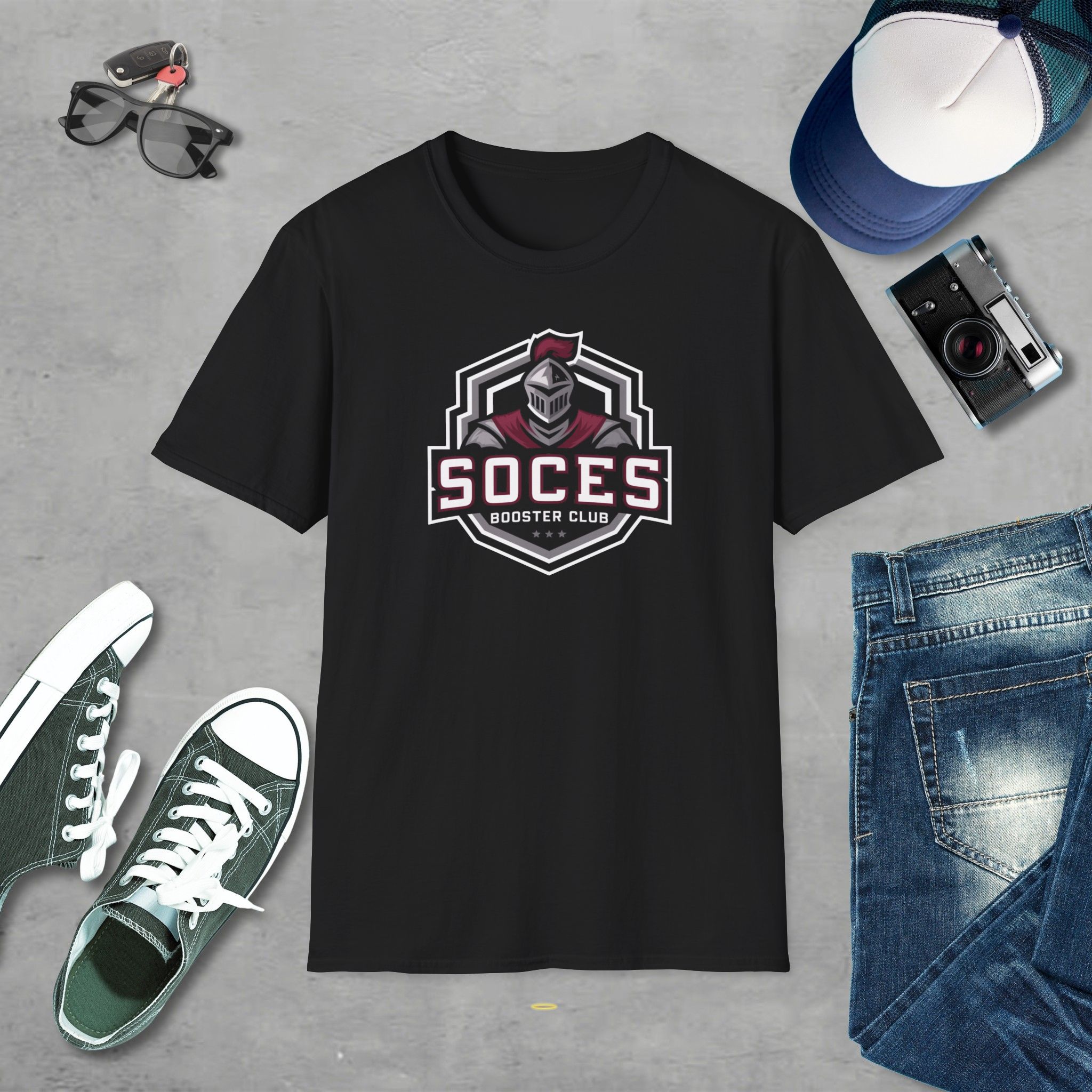 SOCES Booster Club "Shield" Shirt, School Spirit, Knight's Pride - Image 4