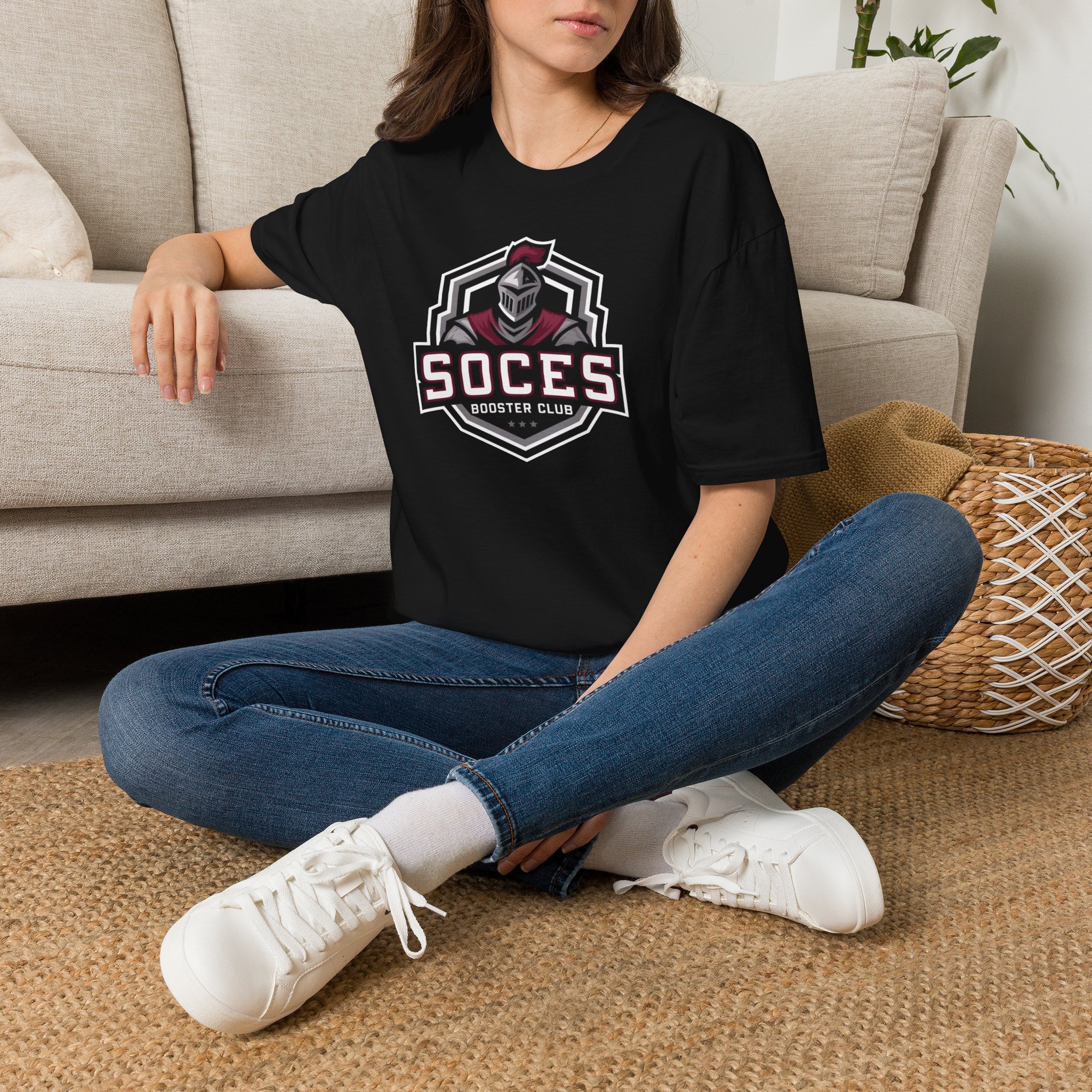 SOCES Booster Club "Shield" Shirt, School Spirit, Knight's Pride - Image 3
