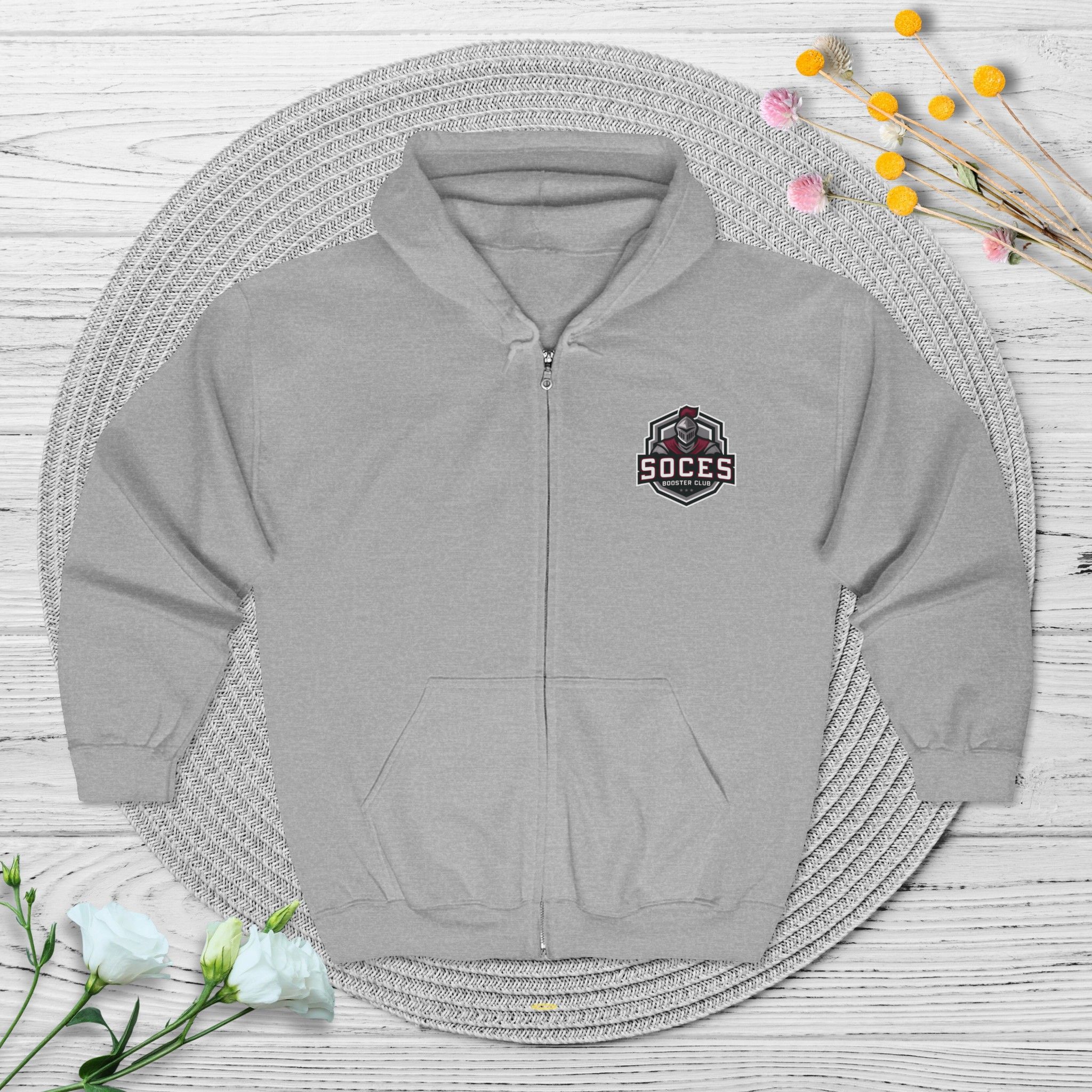 SOCES Booster Shield Zip Hoodie — Full-Zip Sweatshirt - Image 5