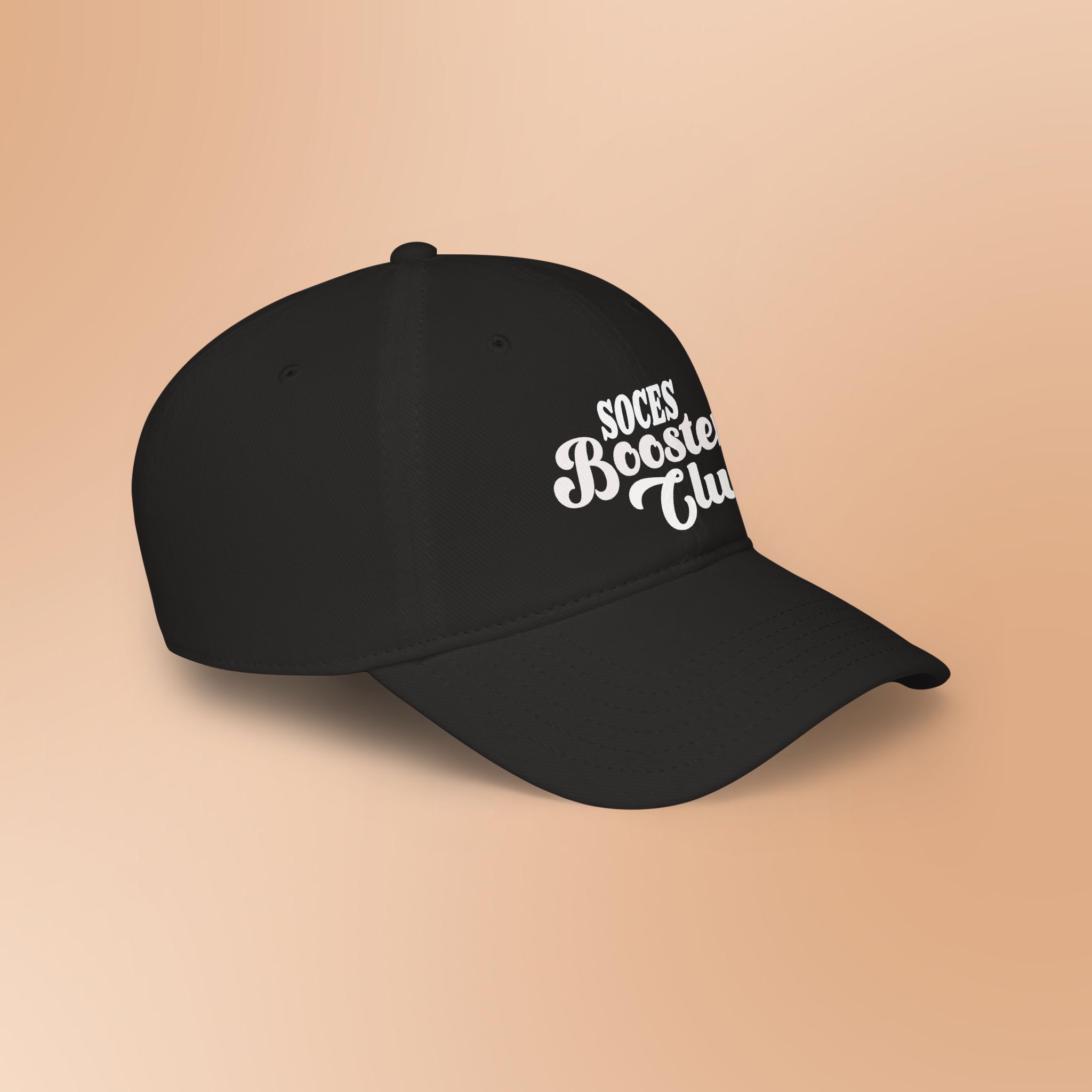 Soces Booster Club Low Profile Baseball Cap — Retro Script - Image 3