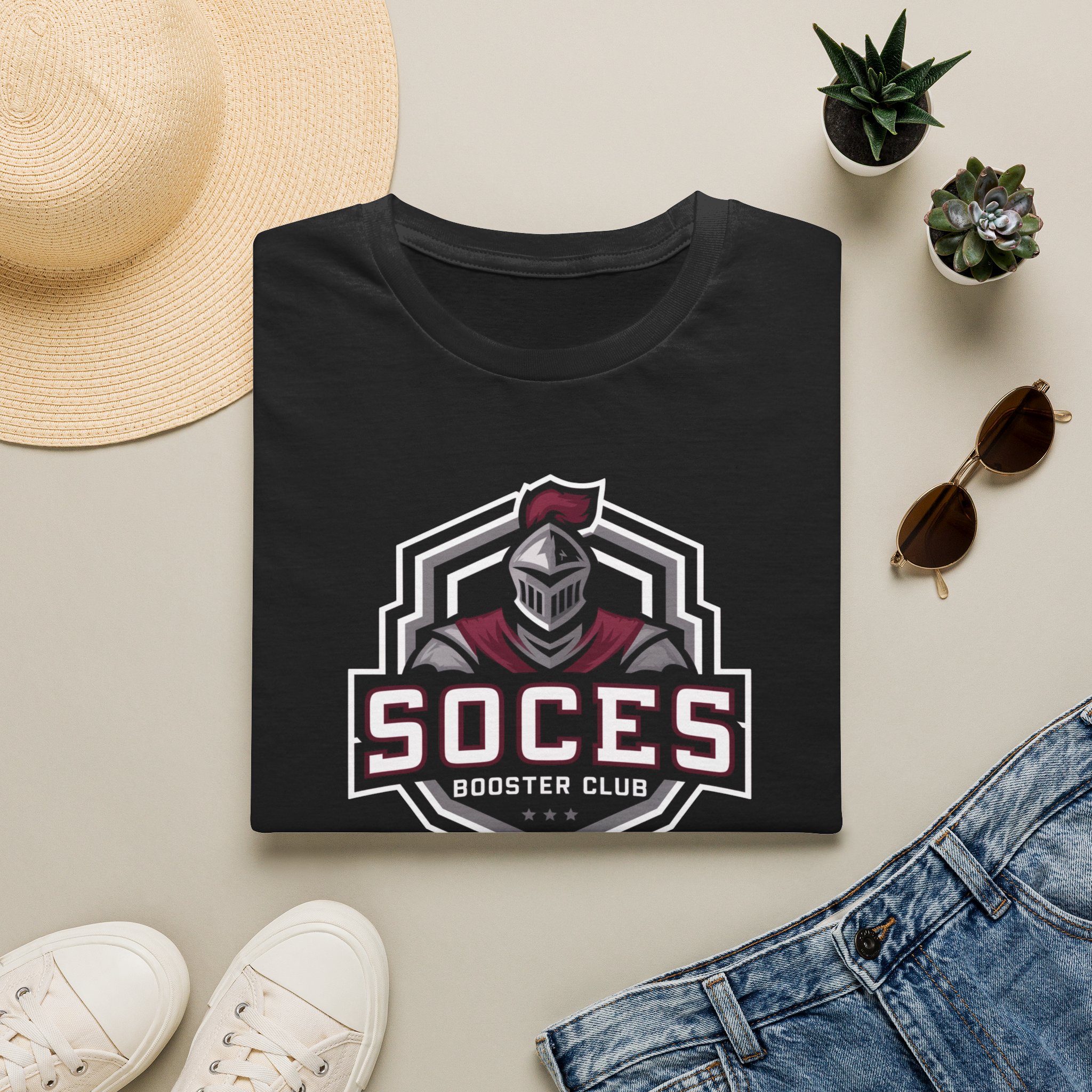 SOCES Booster Club "Shield" Shirt, School Spirit, Knight's Pride - Image 2