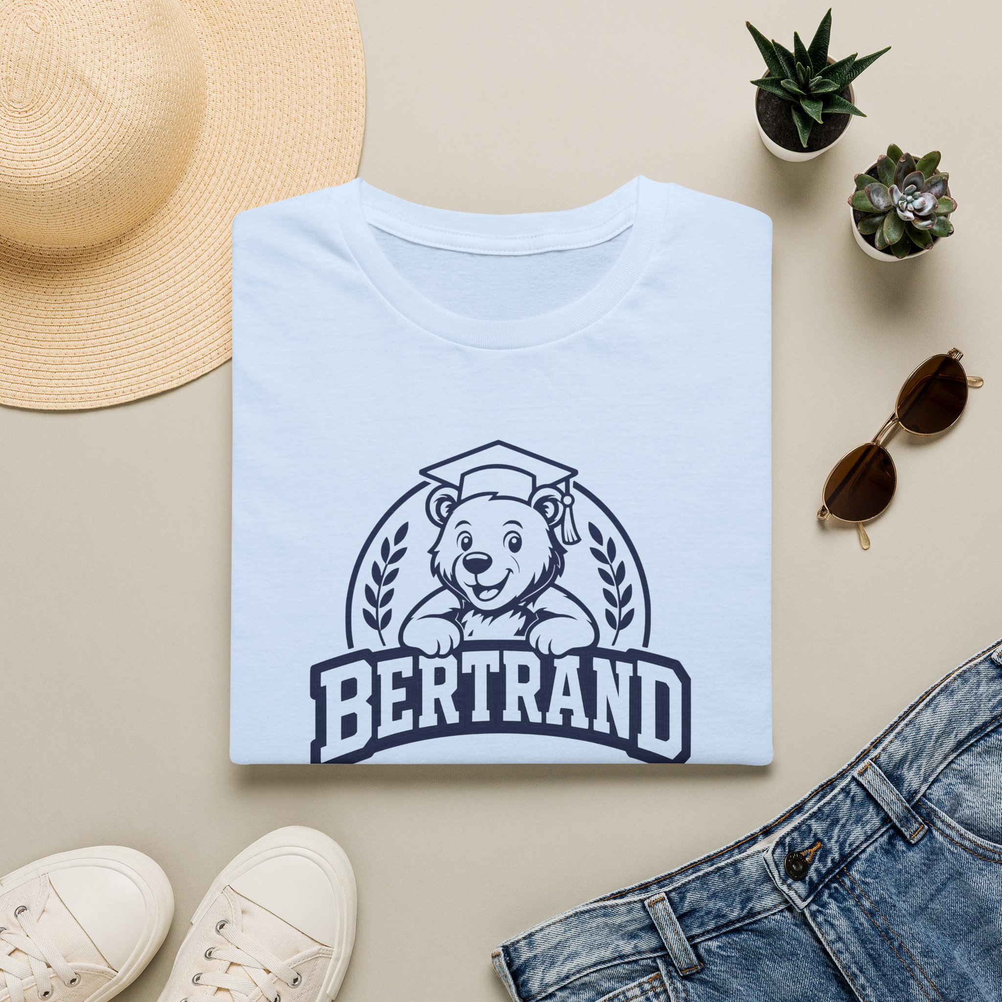 Bertrand Bear Single Color T‑Shirt - Image 7