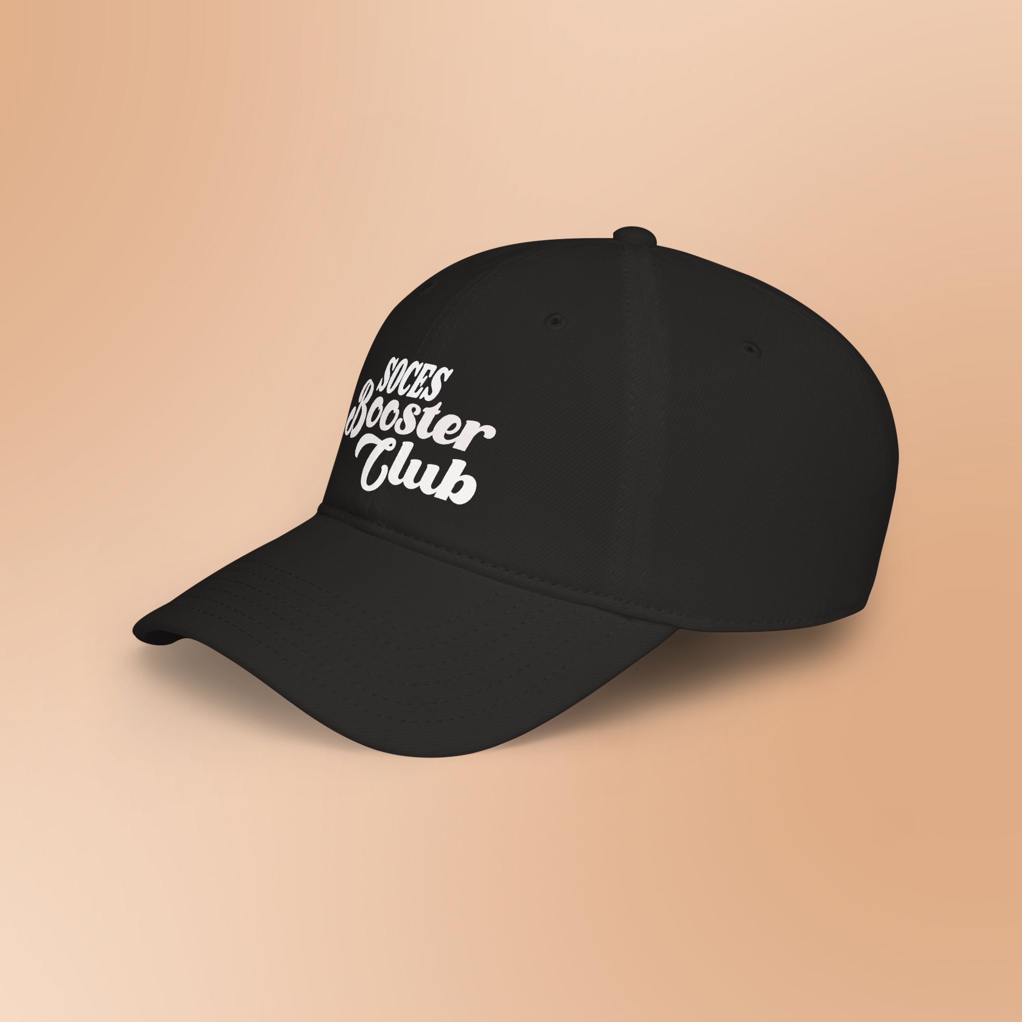 Soces Booster Club Low Profile Baseball Cap — Retro Script - Image 2