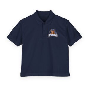 Bertrand Bear Logo Youth Polo | School Mascot Polo