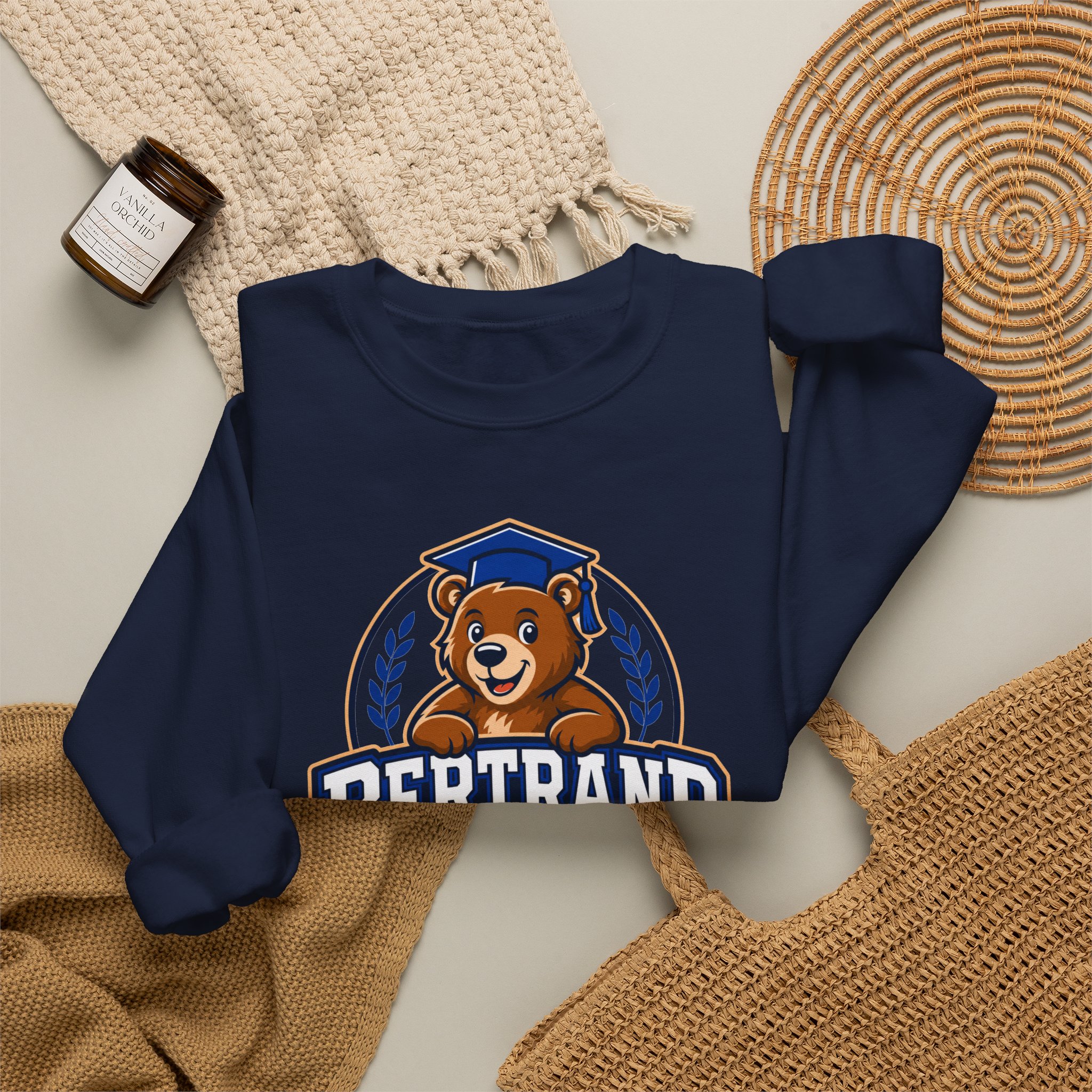 Bertrand Elementary Bear Crewneck Sweatshirt - Image 5
