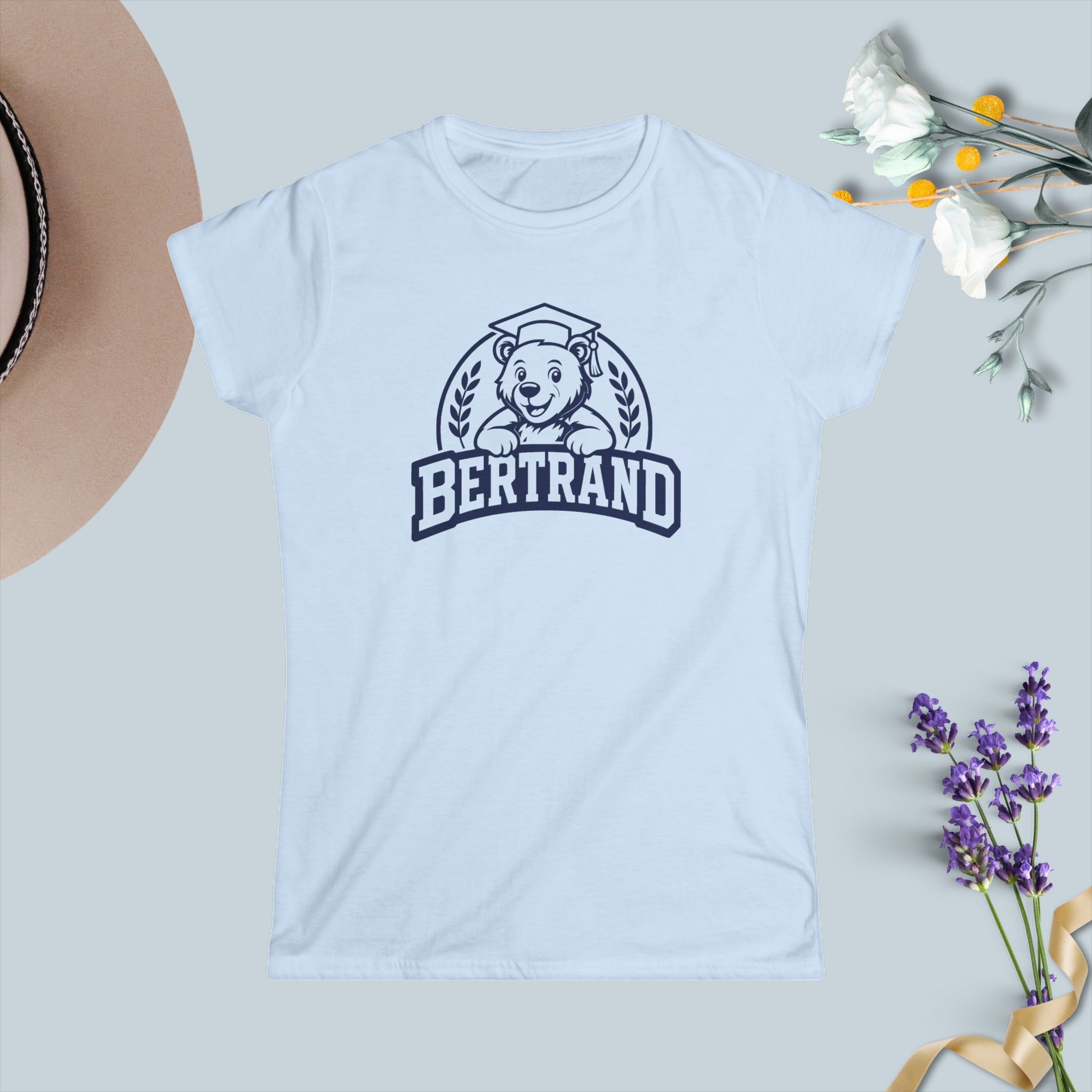 Bertrand Women's Tee - Short Sleeve Softstyle Shirt - Image 3
