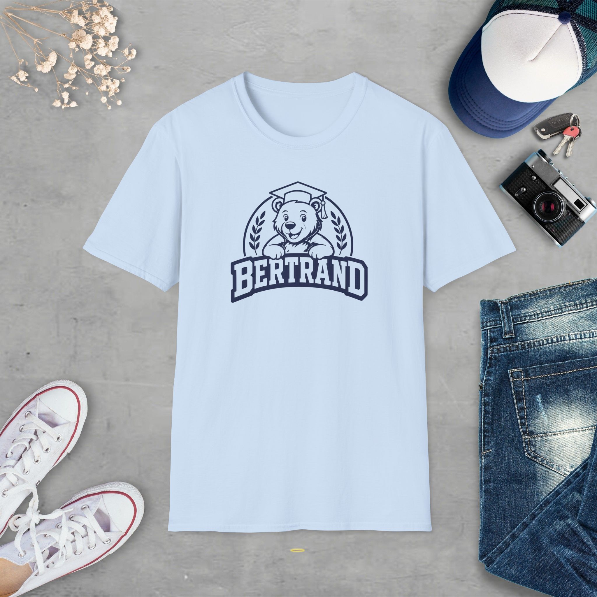 Bertrand Bear Single Color T‑Shirt - Image 9